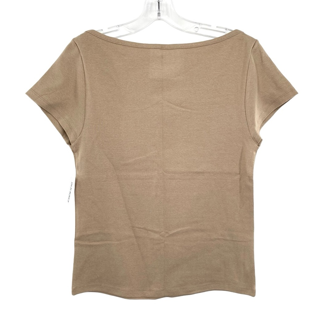 Old Navy Boat Neck T-Shirt New Size Large Snug - Picture 5 of 6